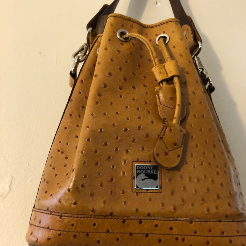 Dooney and Bourke drawstring bucket purse (real)